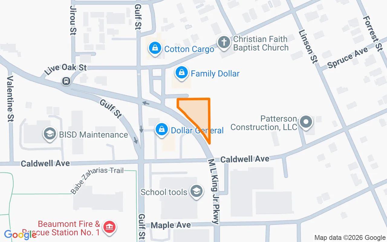 0.55 Acres in Beaumont - Jefferson County, TX in Jefferson County, TX