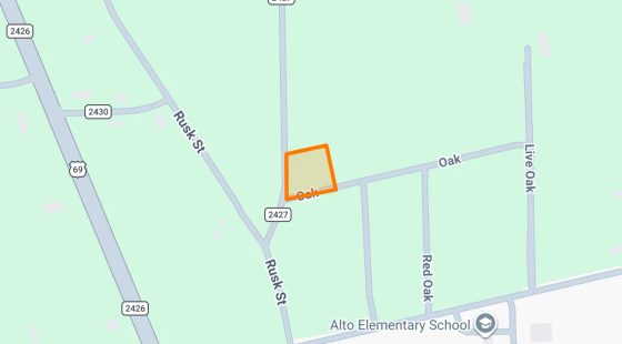 0.55 Acres in Cherokee - Cherokee County, TX in Cherokee County, TX