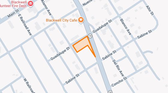 0.55 Acres in Blackwell - Nolan County, TX in Nolan County, TX