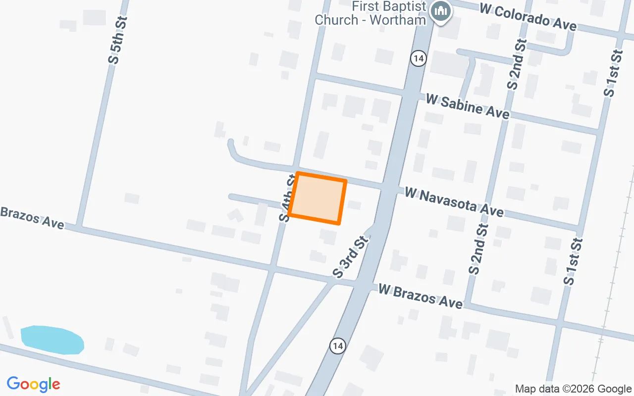 0.55 Acres in Wortham - Freestone County, TX in Freestone County, TX