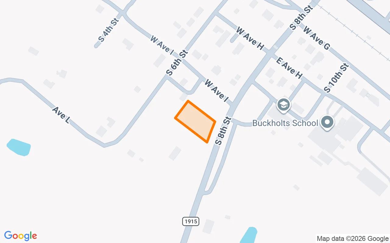 0.55 Acres in Buckholts - Milam County, TX in Milam County, TX