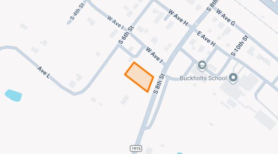 0.55 Acres in Buckholts - Milam County, TX in Milam County, TX