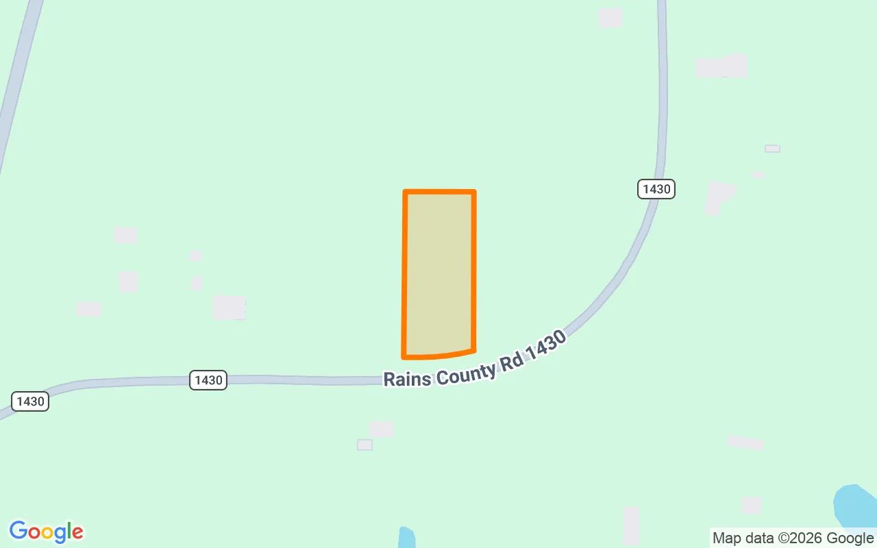 1.5 Acres in Point - Rains County, TX in Rains County, TX