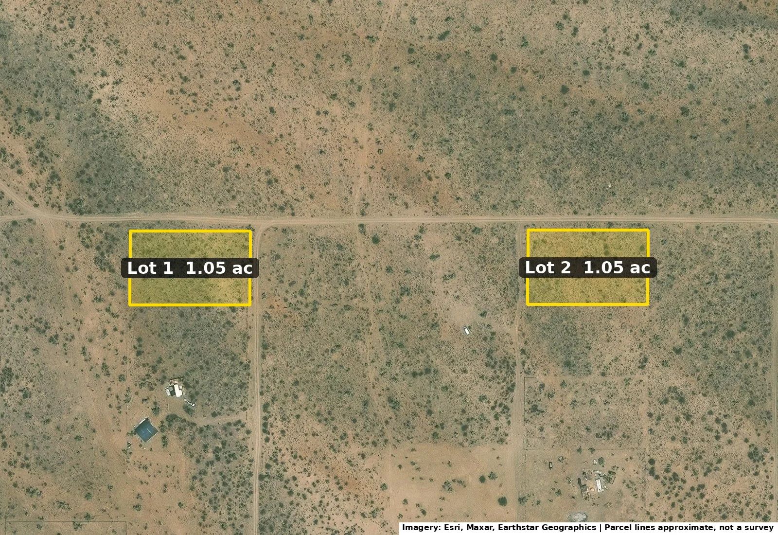 Dolan Springs AZ – Two 1.05-Acre Lots, $13,500 Both (Cash)