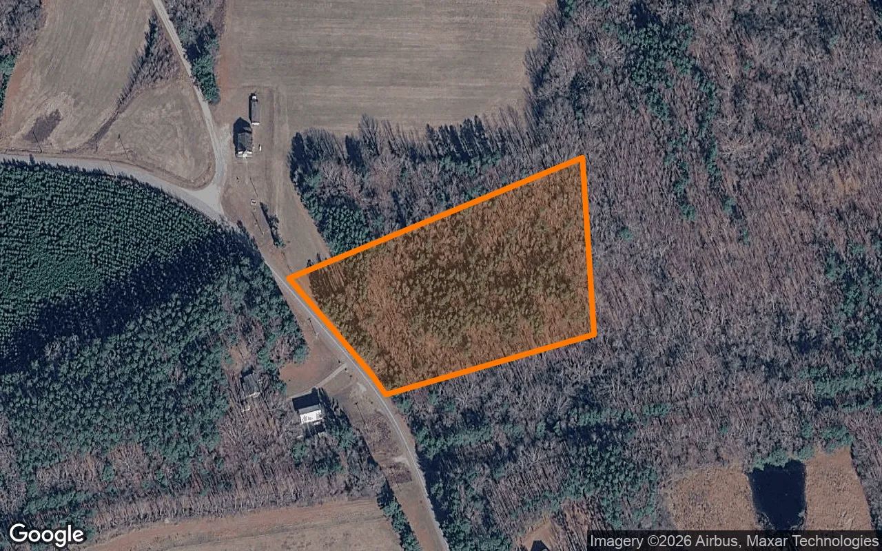 4.91 Acres in Rawlings - Brunswick County, VA in Brunswick County, VA
