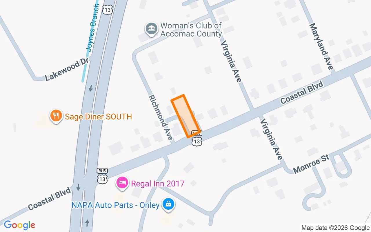 0.34 Acres in Onley - Accomack County, VA in Accomack County, VA