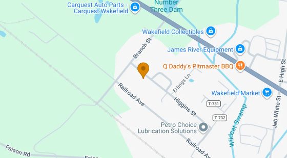 0.13 Acres in Wakefield - Sussex County, VA in Sussex County, VA