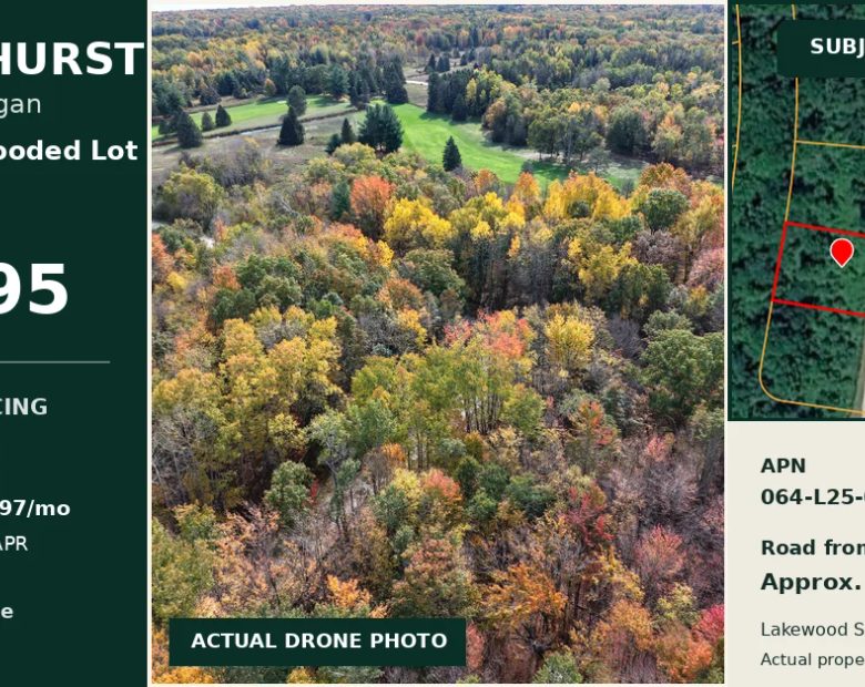 🌲 0.31-ACRE WOODED LOT – OSCODA, MI | $1,995 OBO in Oscoda County, MI
