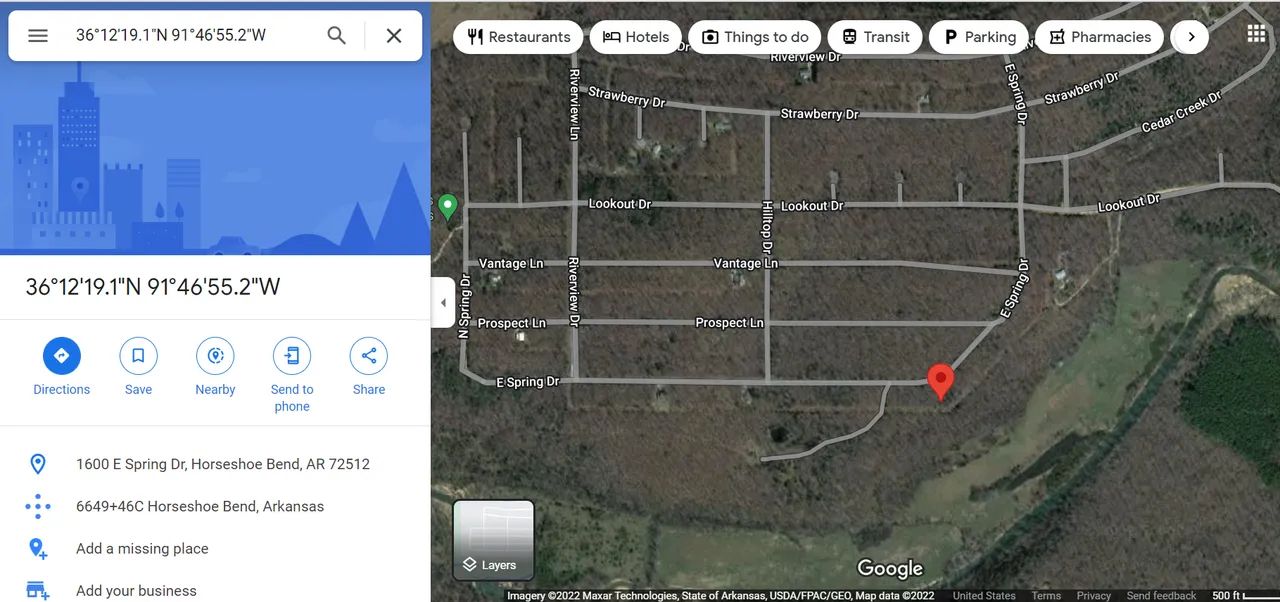 0.45 Acres in Izard, Arkansas