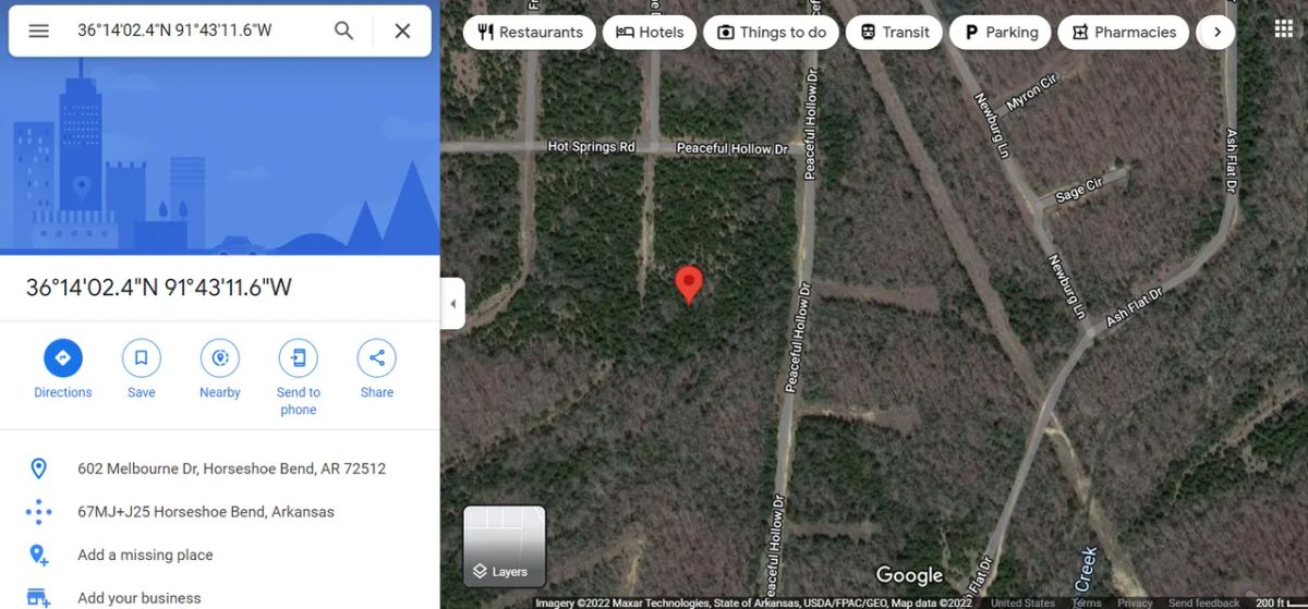 0.45 Acres in Izard, Arkansas - Main image