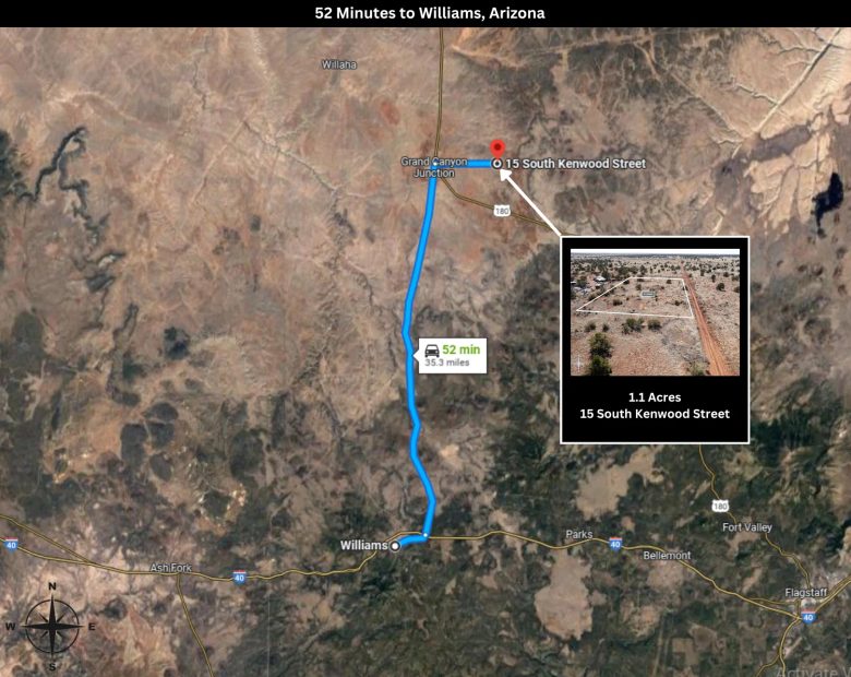 1.1 Acre Vacant Land in Williams, AZ in Coconino County, AZ