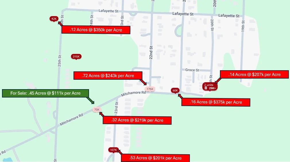 0.45 Acres • Two Adjoining Lots • 313' of Paved-Road Frontage • Single-Family Residential Zoning • Cleared & Outside the Flood Zone • Growing Hempstead/Waller County Location • Owner Financing Available - Image 4