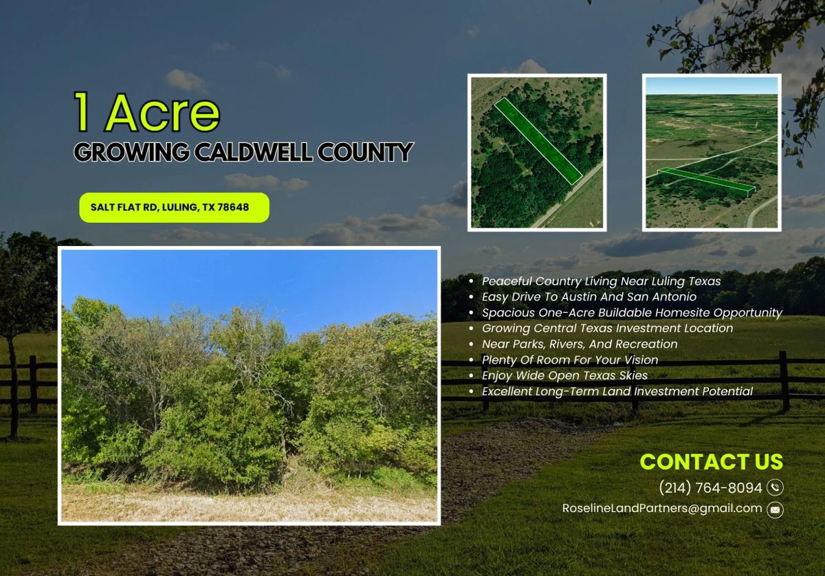 1 Acre Vacant Land - No HOA Fees - No Subdivision Restrictions - Allows Mobile / Manufactured Homes - $100k+ Value for $50k - Owner Financing Available! - Main image