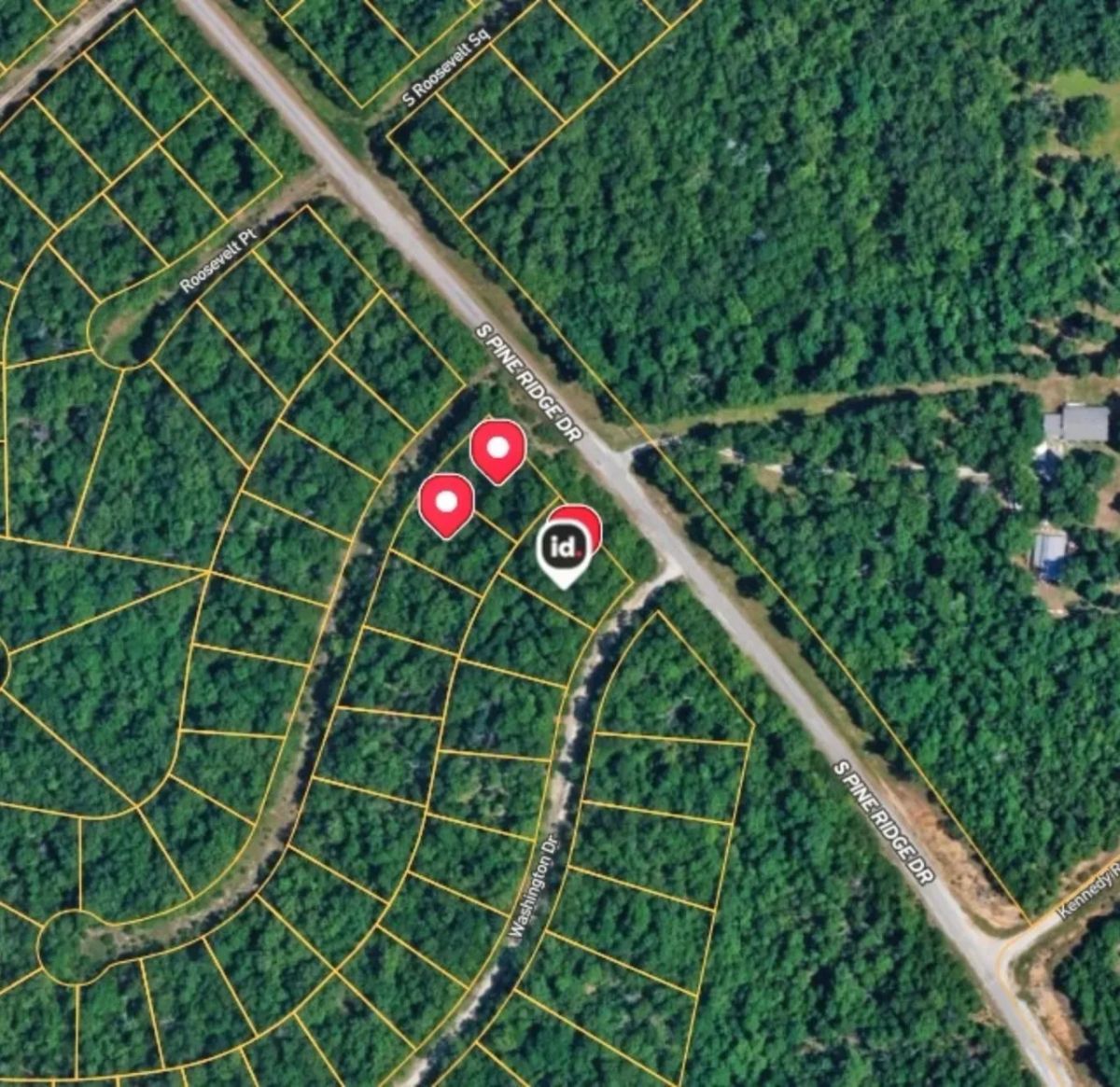 Decorative background for Private Corner Lot Near Diamond Lake + 2 Adjoining Lots = 1.1 Acres image 9
