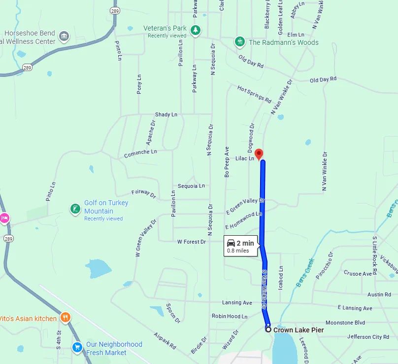 Decorative background for Discover Your Future Oasis on this Charming 0.43-Acre Corner Lot in Horseshoe Bend, AR! image 10