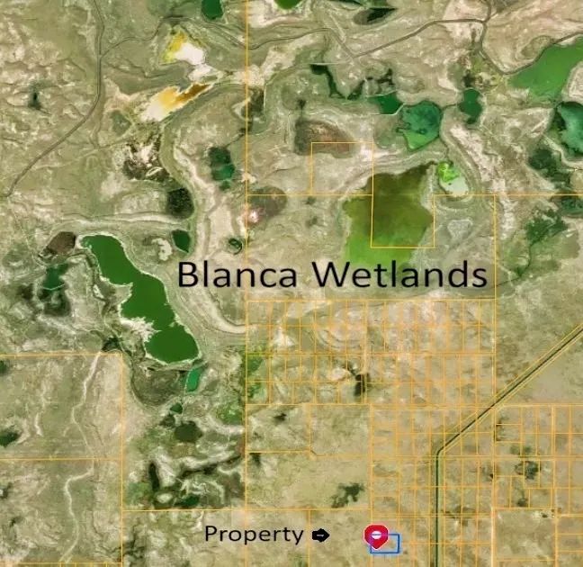 Decorative background for Our Most Beautiful Colorado Property: 5.36 acres next to the Blanca Wetlands Wildlife Habitat in Alamosa, CO image 9