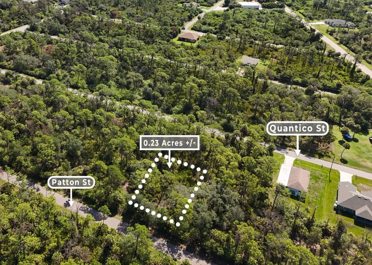 0.23 Acres in Port Charlotte, FL | Paved Street | No HOA - Main image