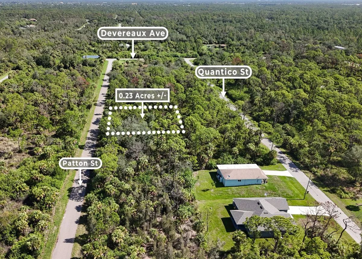 Decorative background for 0.23 Acres in Port Charlotte, FL | Paved Street | No HOA image 6