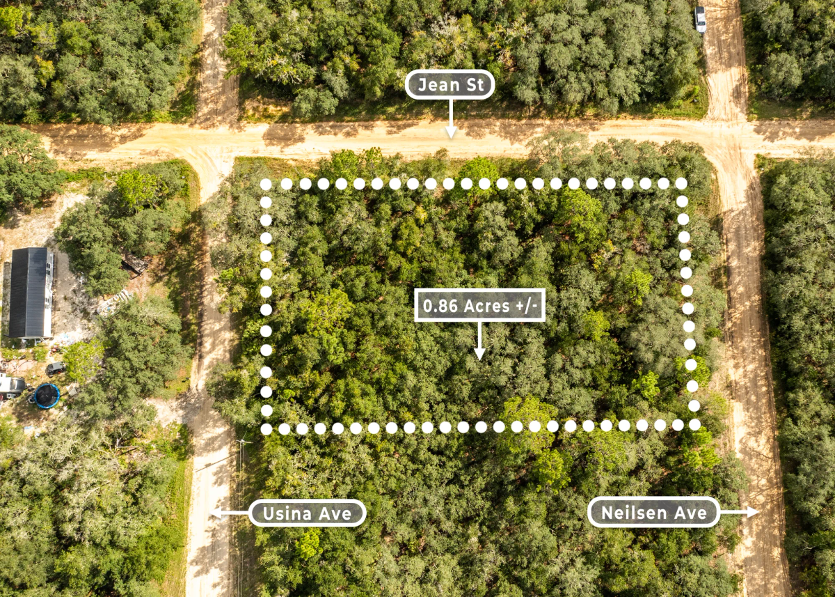 0.86 Acres in Interlachen, FL | 3 Road Frontage | R-2 - Main image