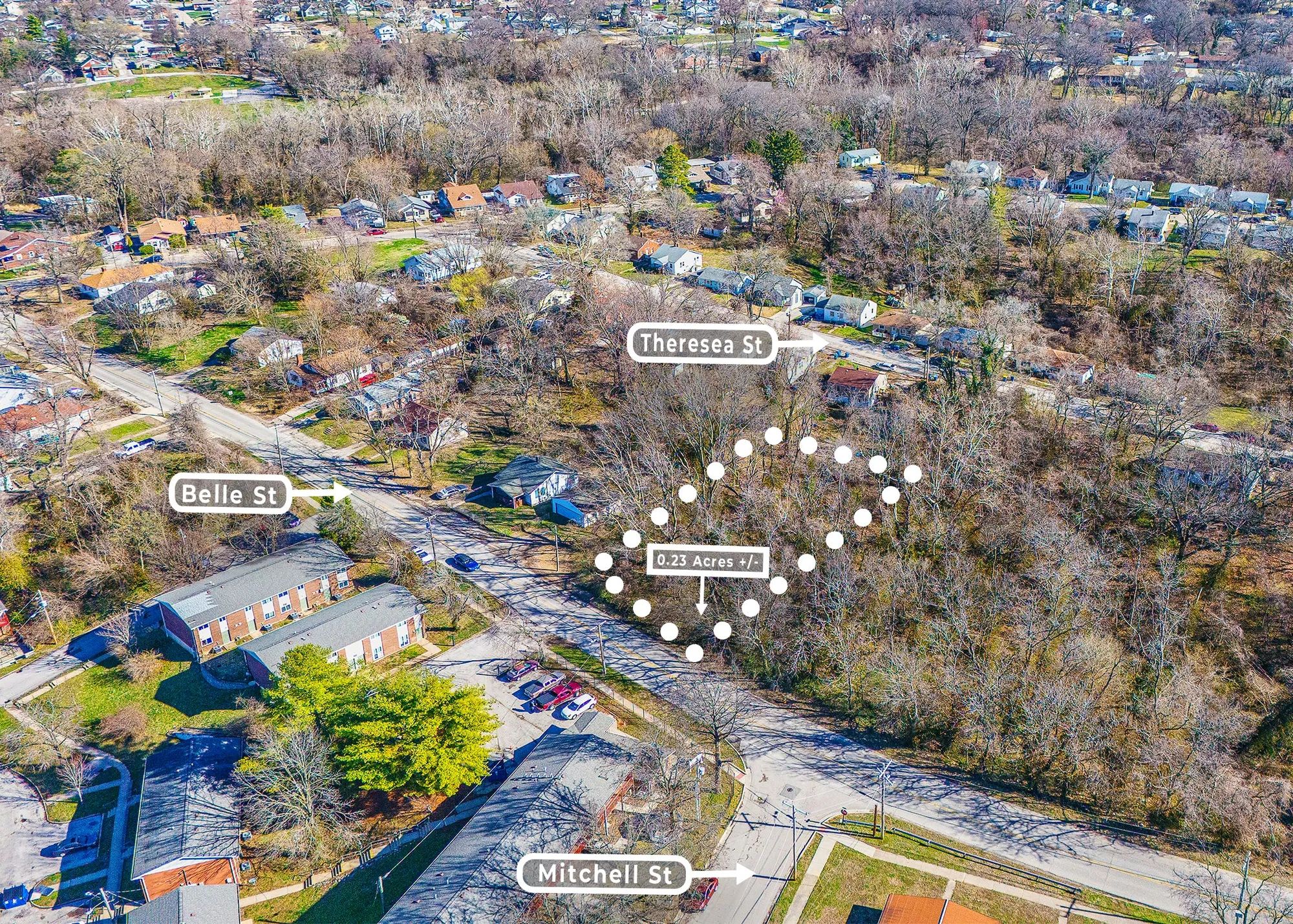 0.23 Acre Paved Infill Lot in Alton, IL | No HOA in Madison County, IL