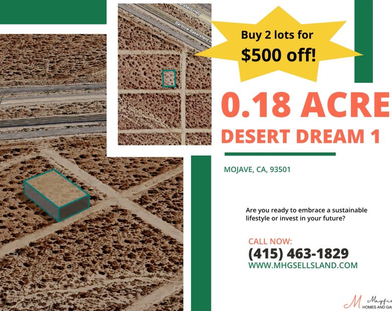 0.18-Acre Land Opportunity in Mojave, CA – Listed Under Market in Kern County, CA