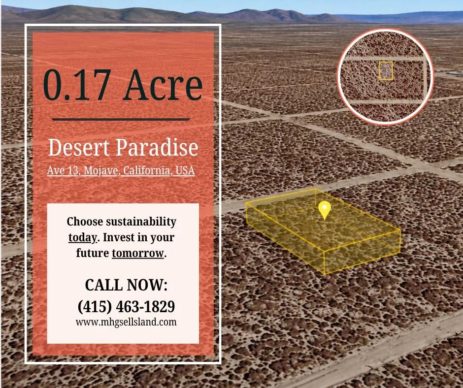 0.17 Acres of Level Terrain with Endless Potential – Mobile and Manufactured Homes Allowed (Approved Foundation Required) in Kern County, CA
