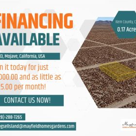 0.17 Acres of Level Terrain with Endless Potential – Mobile and Manufactured Homes Allowed (Approved Foundation Required) in Kern County, CA