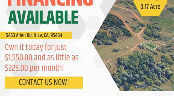 0.17 Acres of Land with Endless Potential – Mobile and Manufactured Homes Allowed in Lake County, CA
