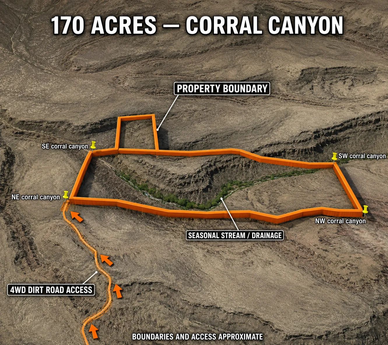 Gold Country Is Booming Again — Own 170 Acres of Nevada Freedom! Discover an extraordinary opportunity to own approximately 170 acres in Crescent Valley, Lander County, Nevada. in Lander County, NV