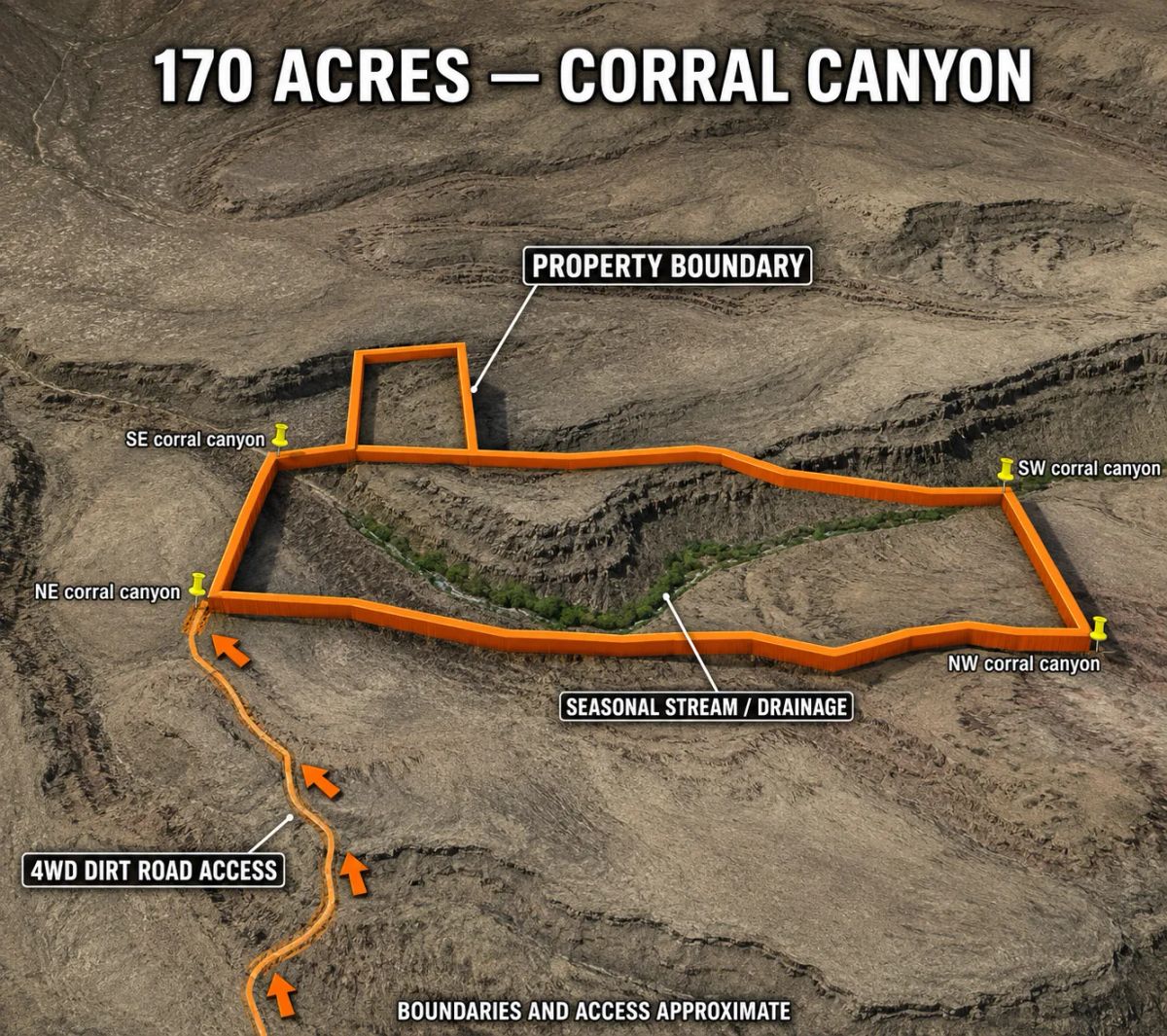 Gold Country Is Booming Again — Own 170 Acres of Nevada Freedom! Discover an extraordinary opportunity to own approximately 170 acres in Crescent Valley, Lander County, Nevada. - Image 4