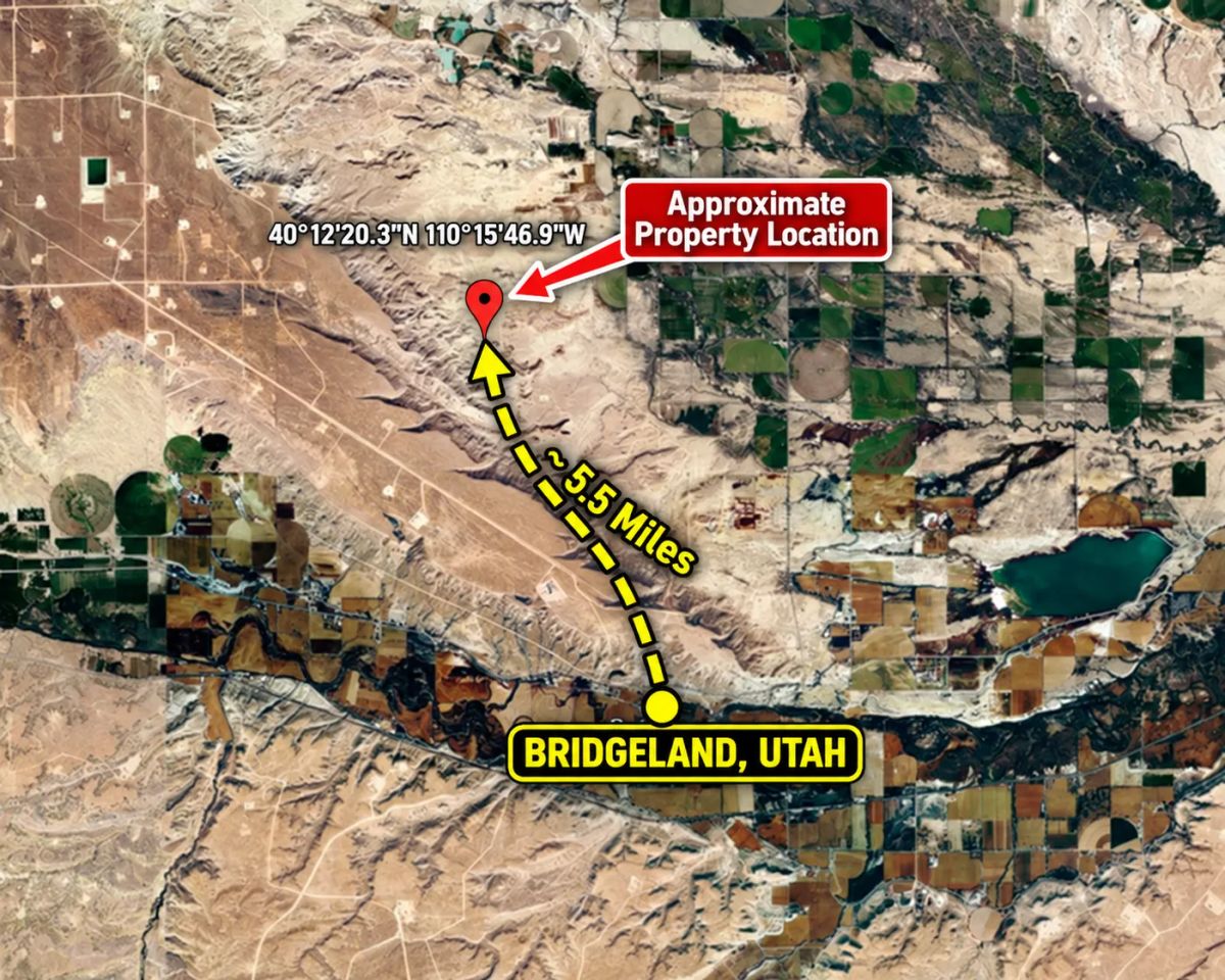 519 Acres in Bridgeland, Utah-Road Access & Incredible Views! Bridgeland Utah with multiple road access points, dramatic desert scenery, rolling terrain, and expansive mountain views. - Image 3