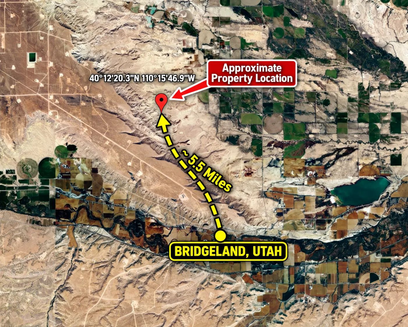 519 Acres in Bridgeland, Utah-Road Access & Incredible Views! Bridgeland Utah with multiple road access points, dramatic desert scenery, rolling terrain, and expansive mountain views. in Duchesne County, UT