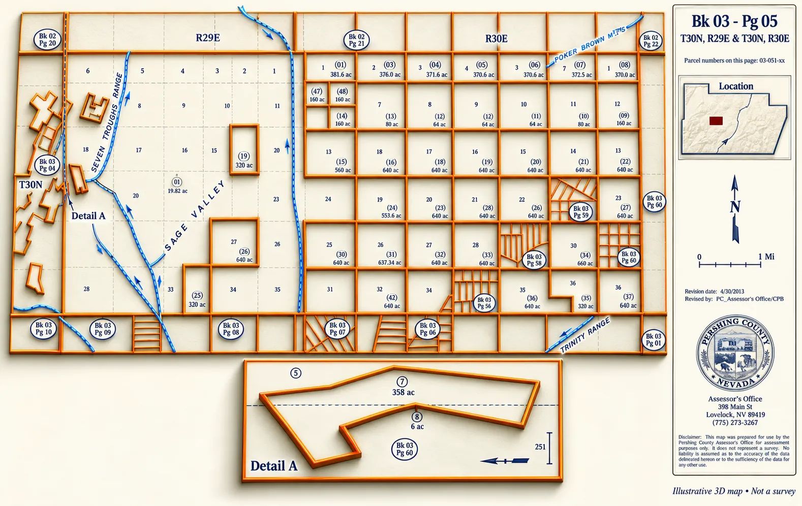 320 Acres Surrounded by BLM Government Land — East of Seven Troughs Mountain! Imagine a private country retreat, a future home with sweeping views, or space for farming and agricultural pursuits. in Pershing County, NV