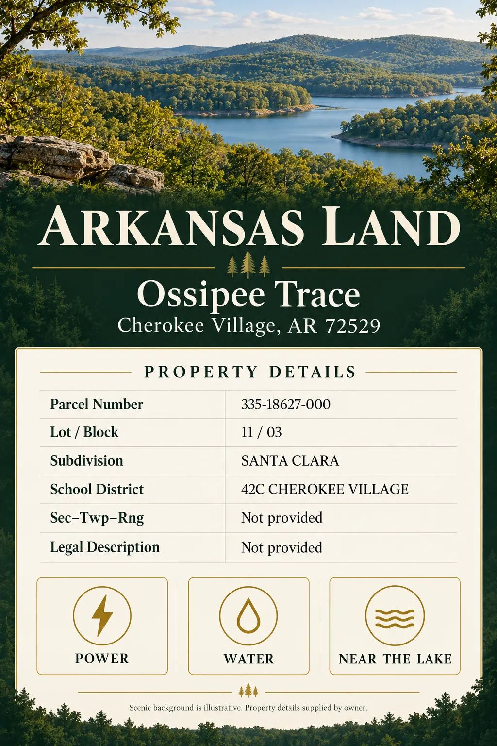 Decorative background for Bring your Camper and RV to the Lakes, Golf and Natural Beauty in Cherokee Village! image 12