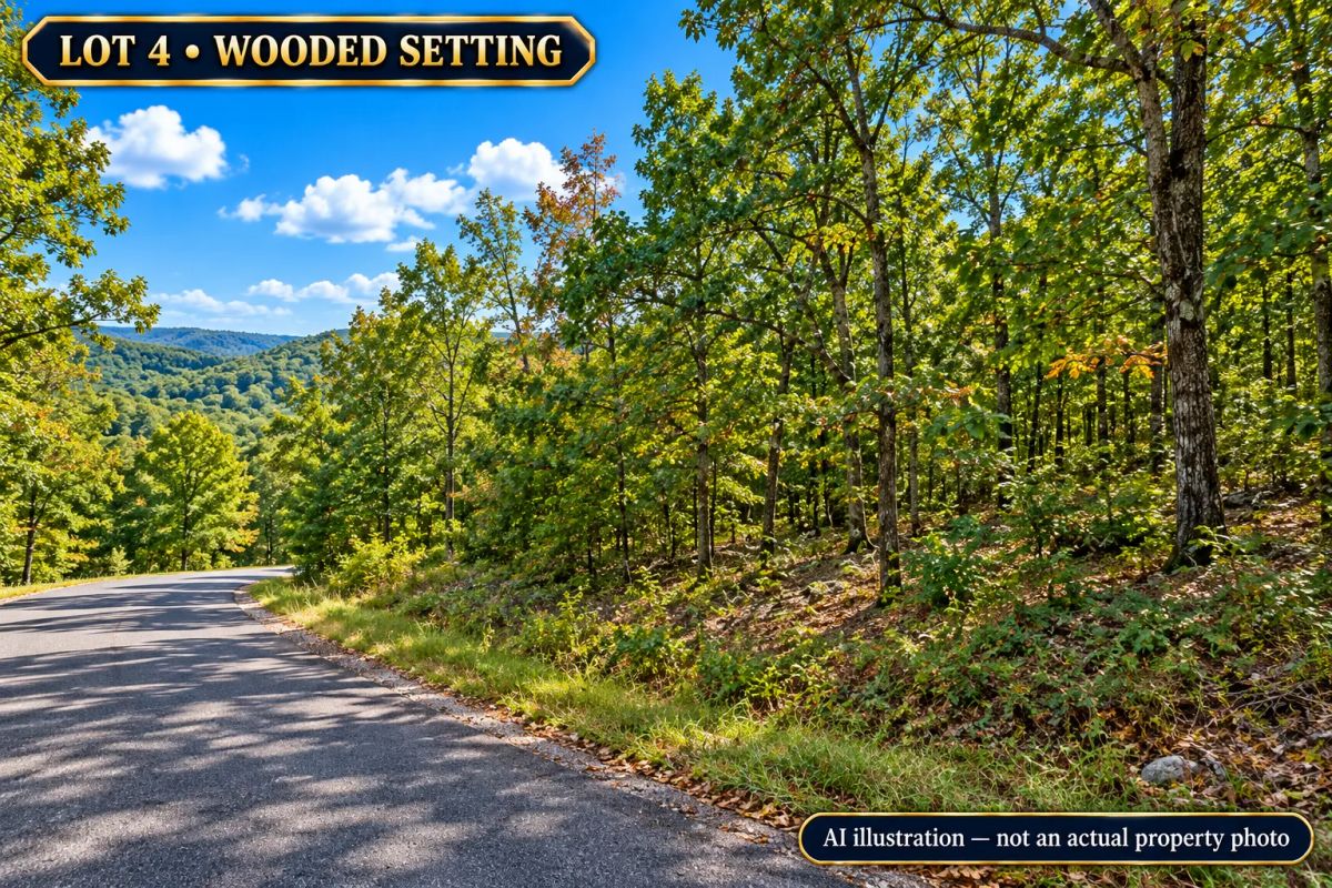 AVAILABLE 1.5 ACRES- RARE TRIPPLE LOT IN HOLIDAY ISLAND, ARKANSAS — LAKE LIVING, GOLF & OZARK BEAUTY! - Image 3