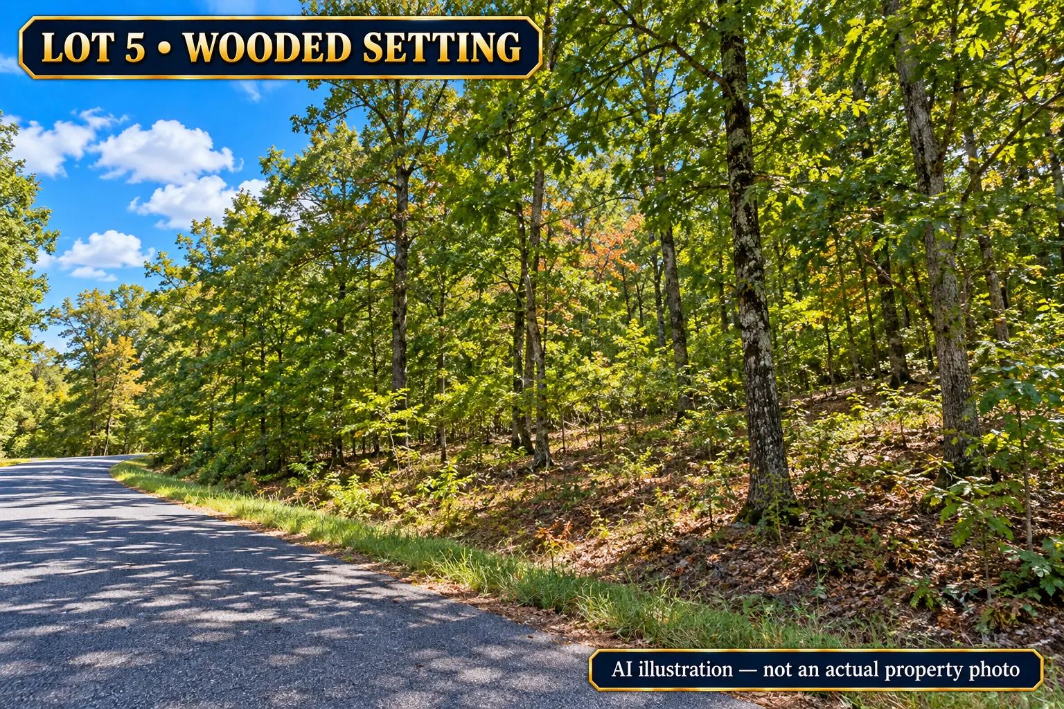 AVAILABLE 1.5 ACRES- RARE TRIPPLE LOT IN HOLIDAY ISLAND, ARKANSAS — LAKE LIVING, GOLF & OZARK BEAUTY! in Carroll County, AR