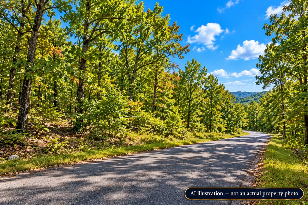 Decorative background for AVAILABLE 1.5 ACRES- RARE TRIPPLE LOT IN HOLIDAY ISLAND, ARKANSAS — LAKE LIVING, GOLF & OZARK BEAUTY! image 16