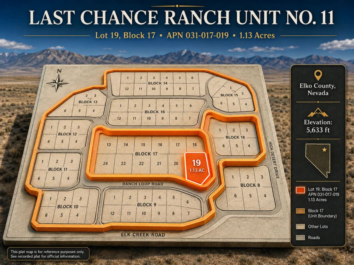Decorative background for BUILD • FARM • RANCH • LIVE FREE — 1.13 BEAUTIFUL ACRES IN ELKO COUNTY, NEVADA WITH BIG MOUNTAIN VIEWS & NO HOA!. APN: 031-023-016 image 6