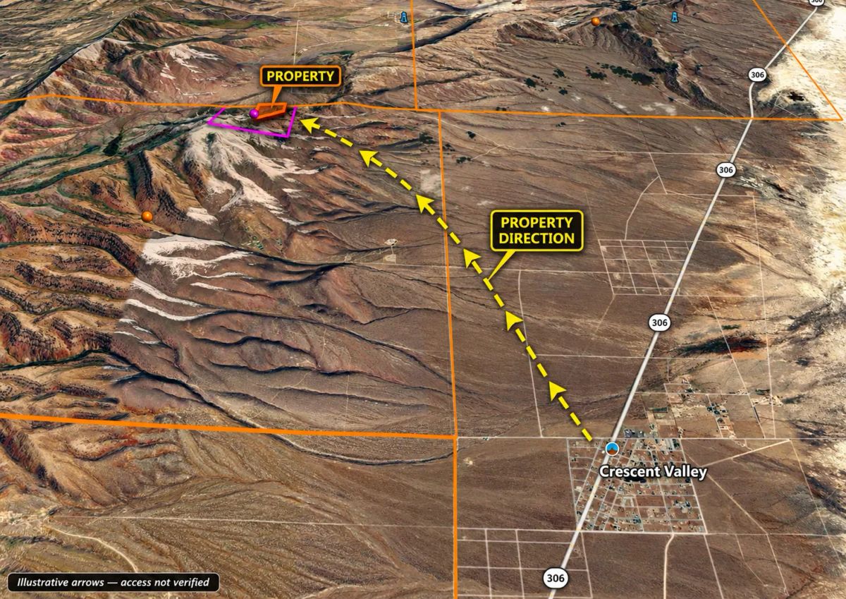 Decorative background for Discover 46 Acres & No Restrictions Acres in Crescent Valley NV- BLM RIGHTS-OF-WAY & PRIVATE LAND ACCESS -Majestic Mountain Views -APN: 007-080-07 image 9