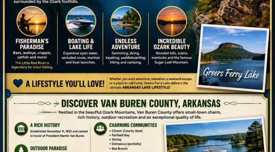 Greers Lake Residential Lot with power, water and walking distance to the lake! APN: 4050-08079-0000 in Van Buren County, AR