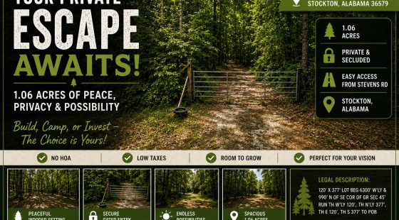 Baldwin County 1 Acre in Baldwin County, AL
