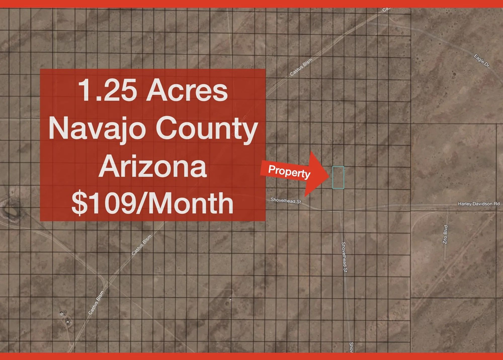The Ultimate Off-Grid Adventure Awaits You on 1.25 Acres of Land in Holbrook, Navajo County, Arizona