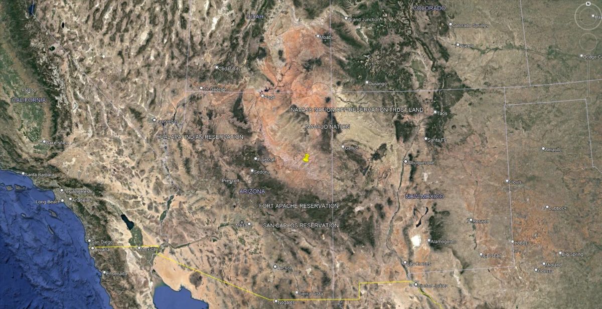 Decorative background for The Ultimate Off-Grid Adventure Awaits You on 1.25 Acres of Land in Holbrook, Navajo County, Arizona image 22