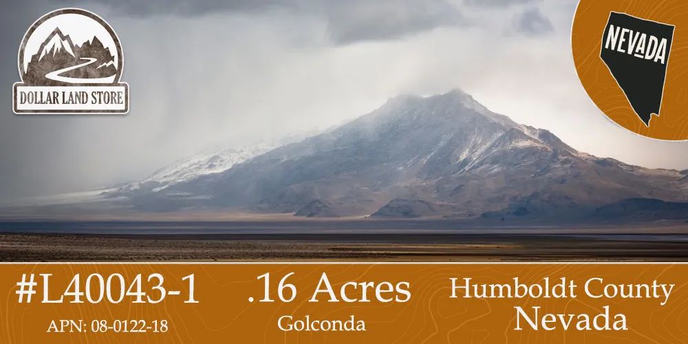 0.16 Acres in Golconda, Humboldt County, NV