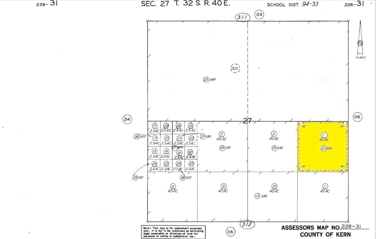 40 Acres in Kern County, CA - Image 4