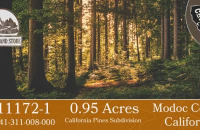 0.95 Acres in California Pines, Modoc County, CA