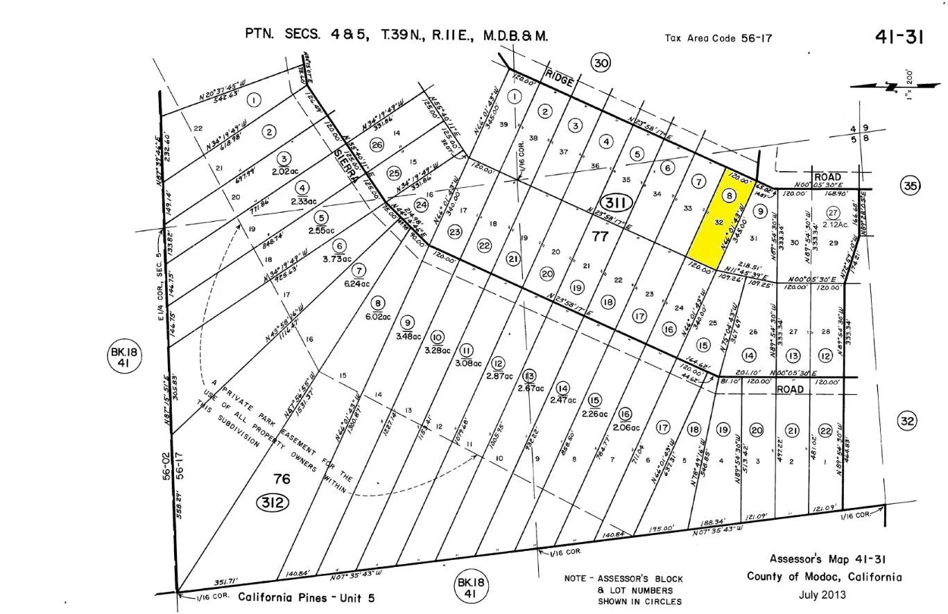 0.95 Acres in California Pines, Modoc County, CA in Modoc County, CA