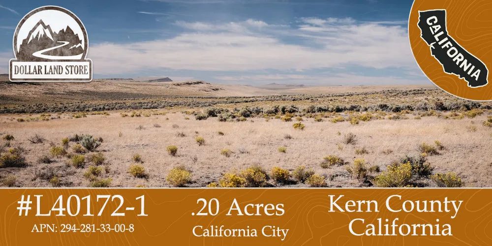 0.20 Acre Residential lot in California City, Kern County, CA