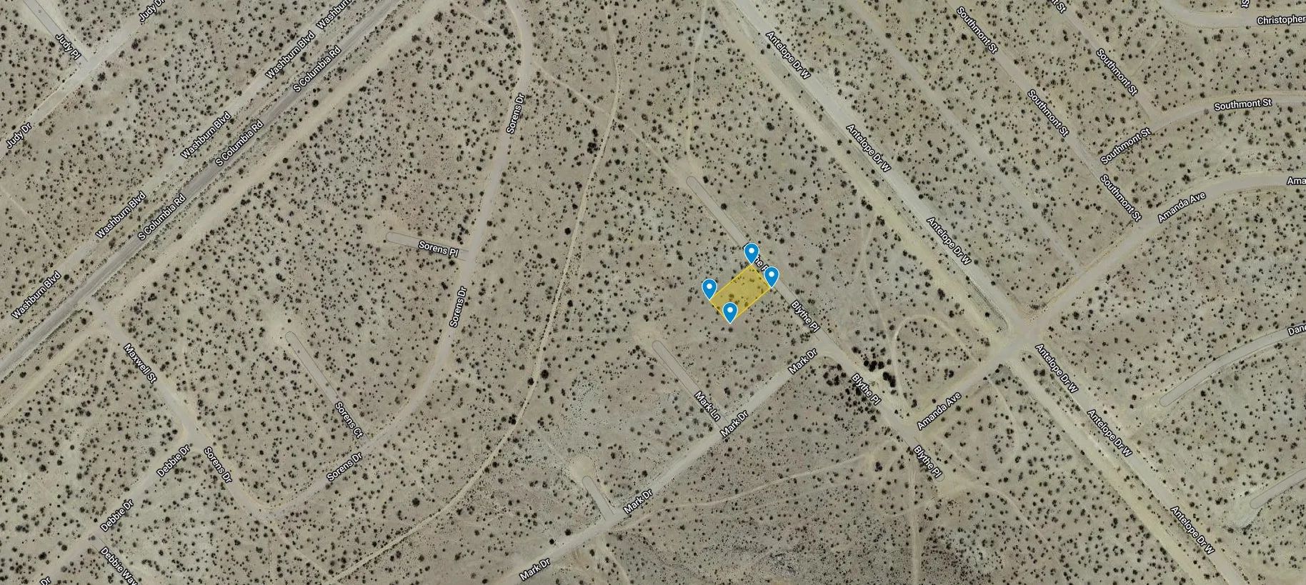 0.20 Acre Residential lot in California City, Kern County, CA in Kern County, CA