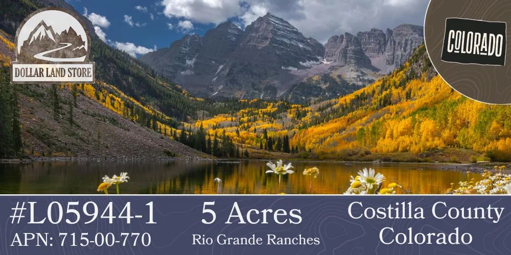 5 Acres in Rio Grande Ranches Costilla, Colorado - Image 2